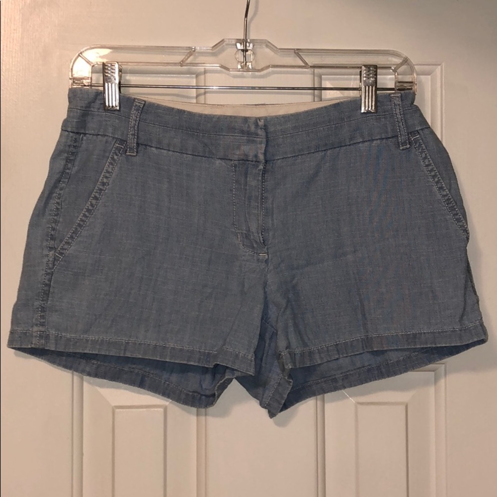 j. crew blue shorts